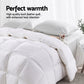 Single Giselle Bedding 700GSM Duck Down Feather Quilt Duvet Doona Winter Blanket