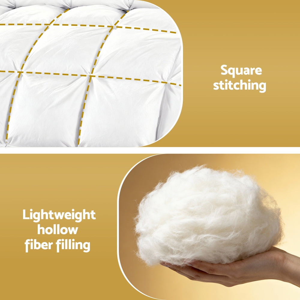 Double Giselle Bedding Size 400GSM Microfiber Quilt All Season Duvet Quilts Comforter Winter Summer