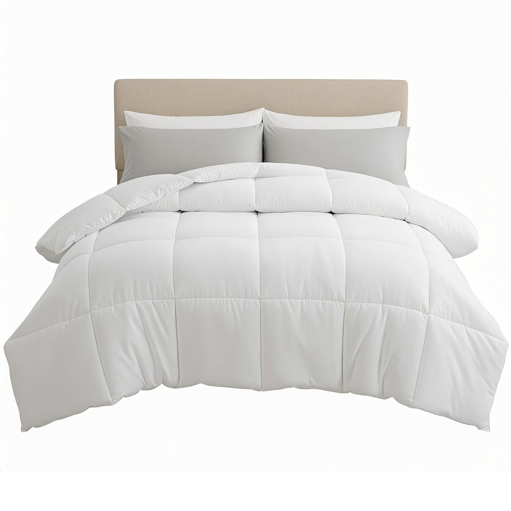 King Giselle Bedding Size 400GSM Microfiber Quilt All Season Duvet Quilts Comforter Winter Summer