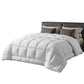 Double Giselle Bedding Wool Quilt 800GSM Extra Thick Winter Doona Baffle Box Construction 100% Wool Filling