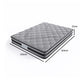 Cosseted Bed & Mattress Package with 22cm Mattress - Black & Wood Queen