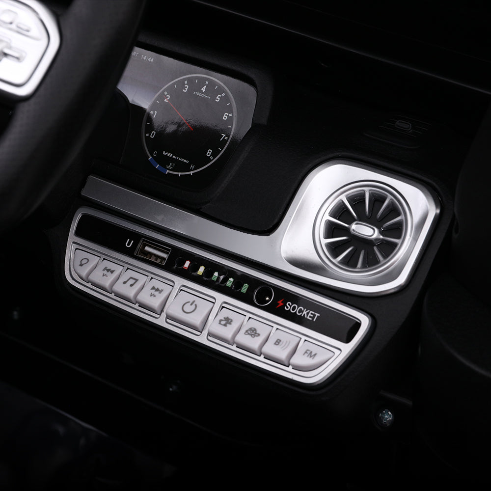 Mercedes-Benz Kids Ride On Car Electric AMG G63 Licensed Remote Toys Cars 12V - Black