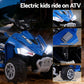 Rigo Kids Ride On Car ATV Quad Motorbike Electric Outdoor Toys 12V Blue