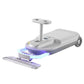Ride on Car with Mop Storage Space Kids Clean Car 12V 86cm Grey
