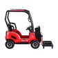 Kids Electric Ride On Car Forklift Loader Toys Cars Horn Remote 12V - Red