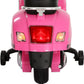 Kids Ride On Car Motorcycle Motorbike VESPA Licensed Scooter Electric Toys - Pink