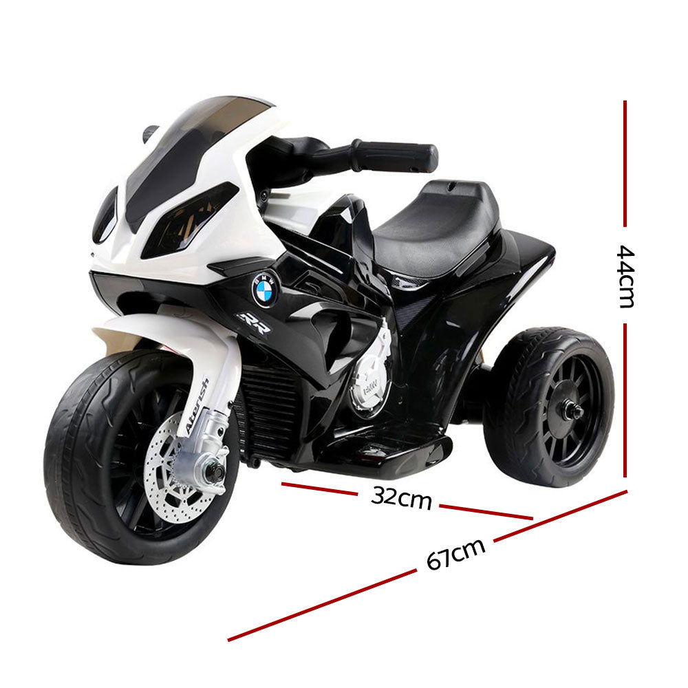 Kids Ride On Car Electric Ride On Cars Motorcycle Motorbike BMW Licensed S1000RR - Black
