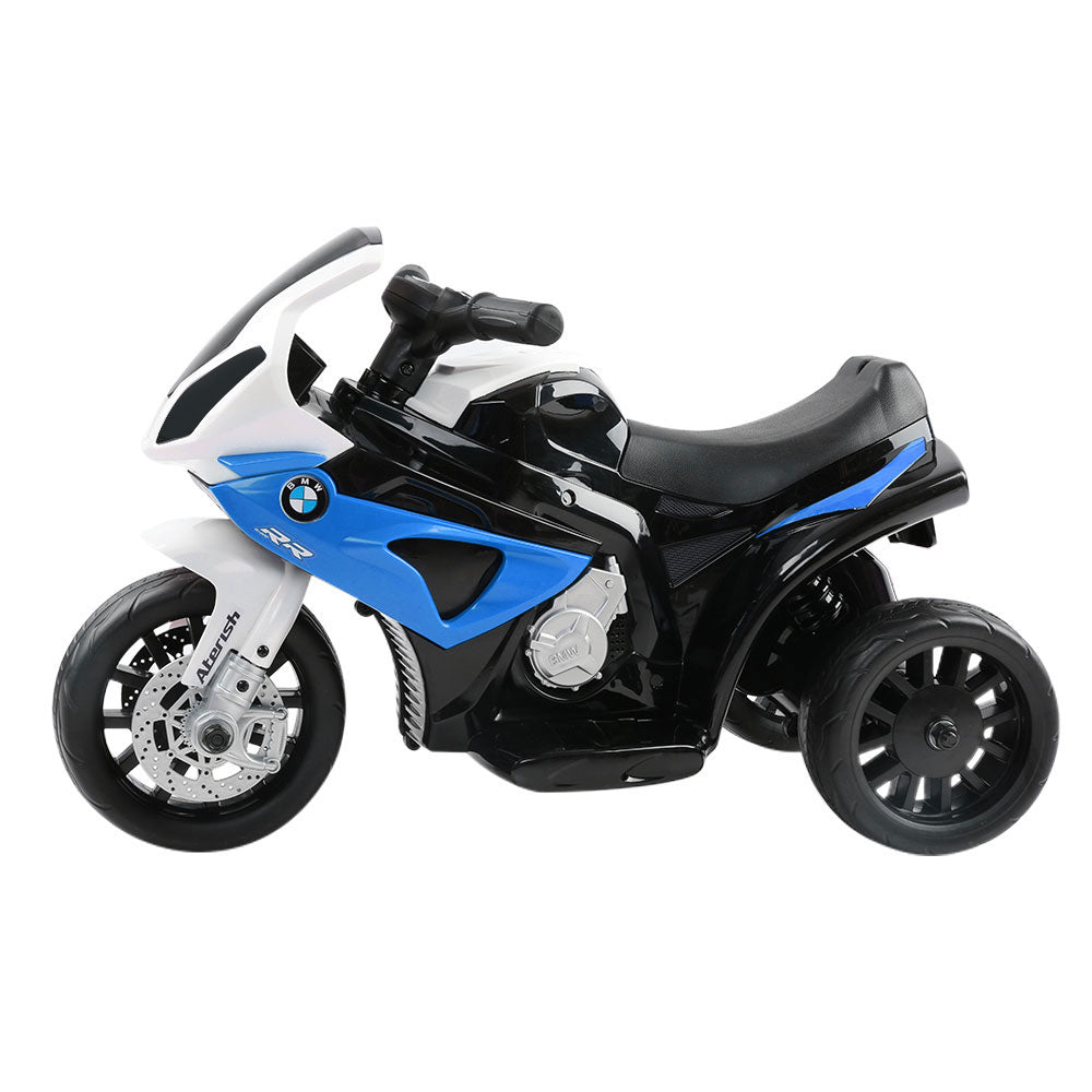 Kids Ride On Motorbike BMW Licensed S1000RR Motorcycle Car - Blue