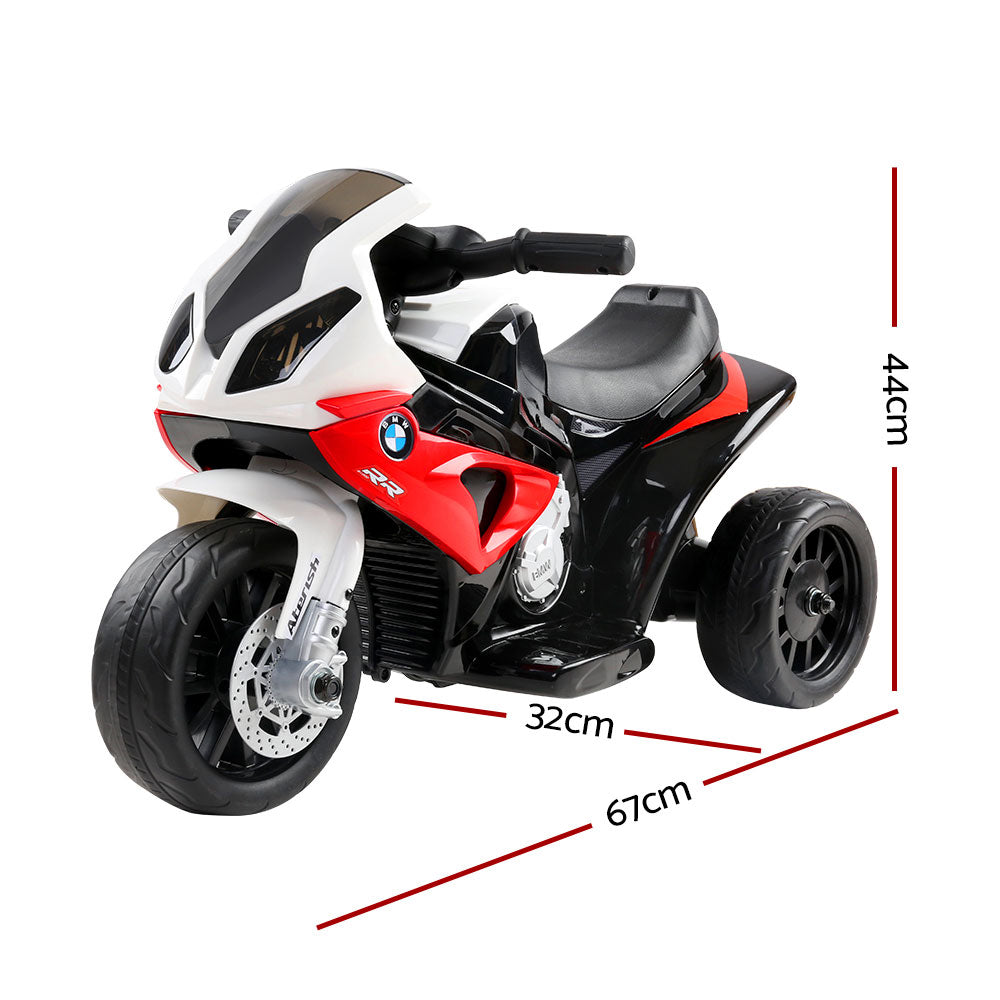 Kids Ride On Motorbike BMW Licensed S1000RR Motorcycle Car - Red