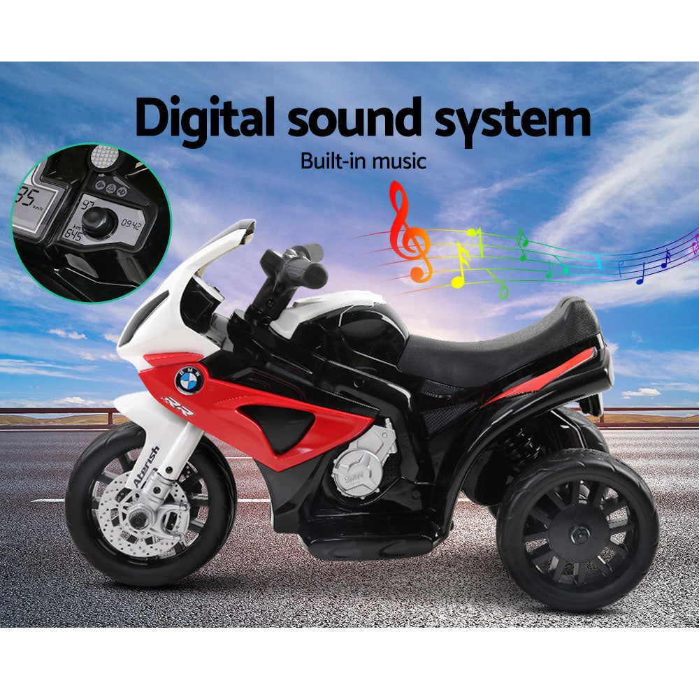 Kids Ride On Motorbike BMW Licensed S1000RR Motorcycle Car - Red