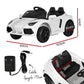Kids Electric Ride On Car Ferrari-Inspired Toy Cars Remote 12V - White