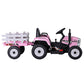 Kids Electric Ride On Car Tractor Toy Cars 12V - Pink