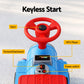 Kids Ride on Car Train 12V Electric Toy 2 Seaters Storage 87cm Blue