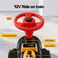 Kids Ride on Car Train 12V Electric Toy 2 Seater 136cm