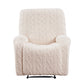 Recliner Chair Covers with Storage Side Pockets Beige