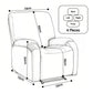 Stretch Kids Recliner Cover 4-Pieces Recliner Chair Slipcovers Printed Polyester