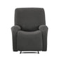 Recliner Chair Covers with Storage Side Pockets Grey Fabric