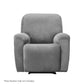 Recliner Chair Covers 1 Seater Velvet Grey