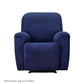 Recliner Chair Covers 1 Seater Velvet Navy