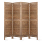 4 Panel Room Divider Screen 160x170cm - Oak