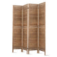 4 Panel Room Divider Screen 160x170cm - Oak