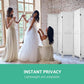 6 Panel Room Divider Screen 245x170cm - White
