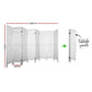 8 Panel Room Divider Screen 326x170cm - White