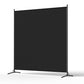 Room Divider Screen 175x180cm Fabric Black