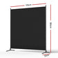Room Divider Screen 175x180cm Fabric Black