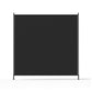 Room Divider Screen 175x180cm Fabric Black