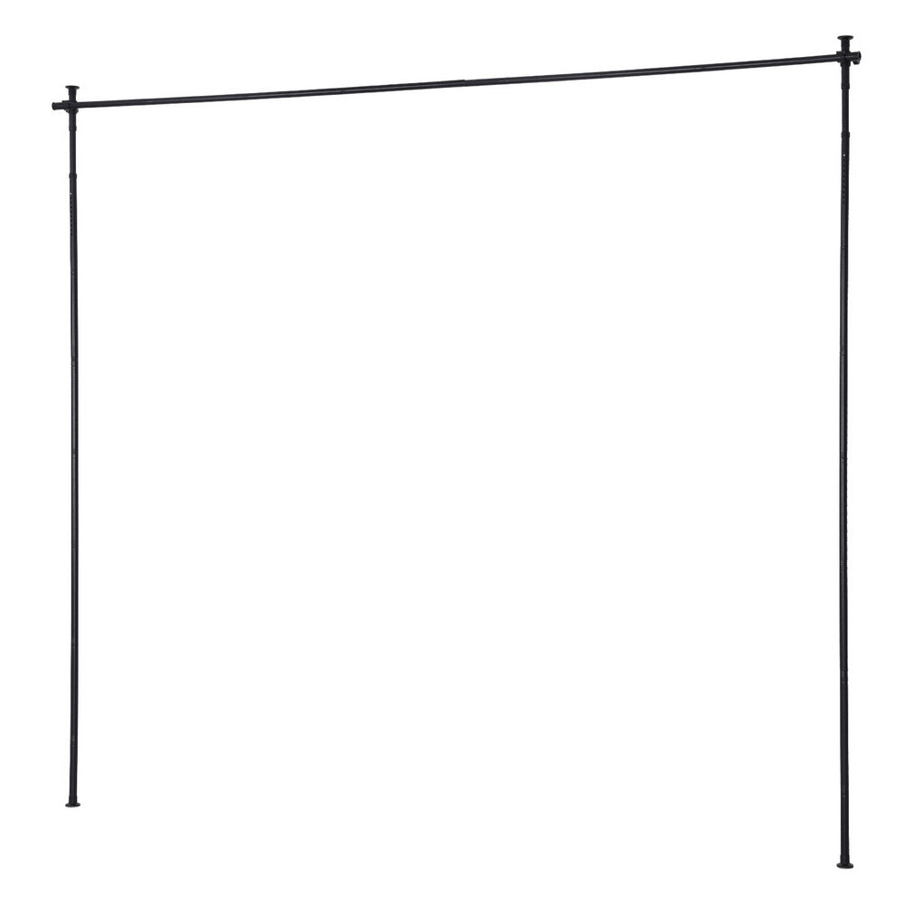 Room Divider Curtain Rod Extendable Black