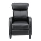 Atropos Massage Recliner Chair Small Recliner Sofa for Adults PU Leather - Black