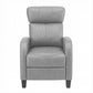 Atropos Massage Recliner Chair Small Recliner Sofa for Adults Fabric - Grey