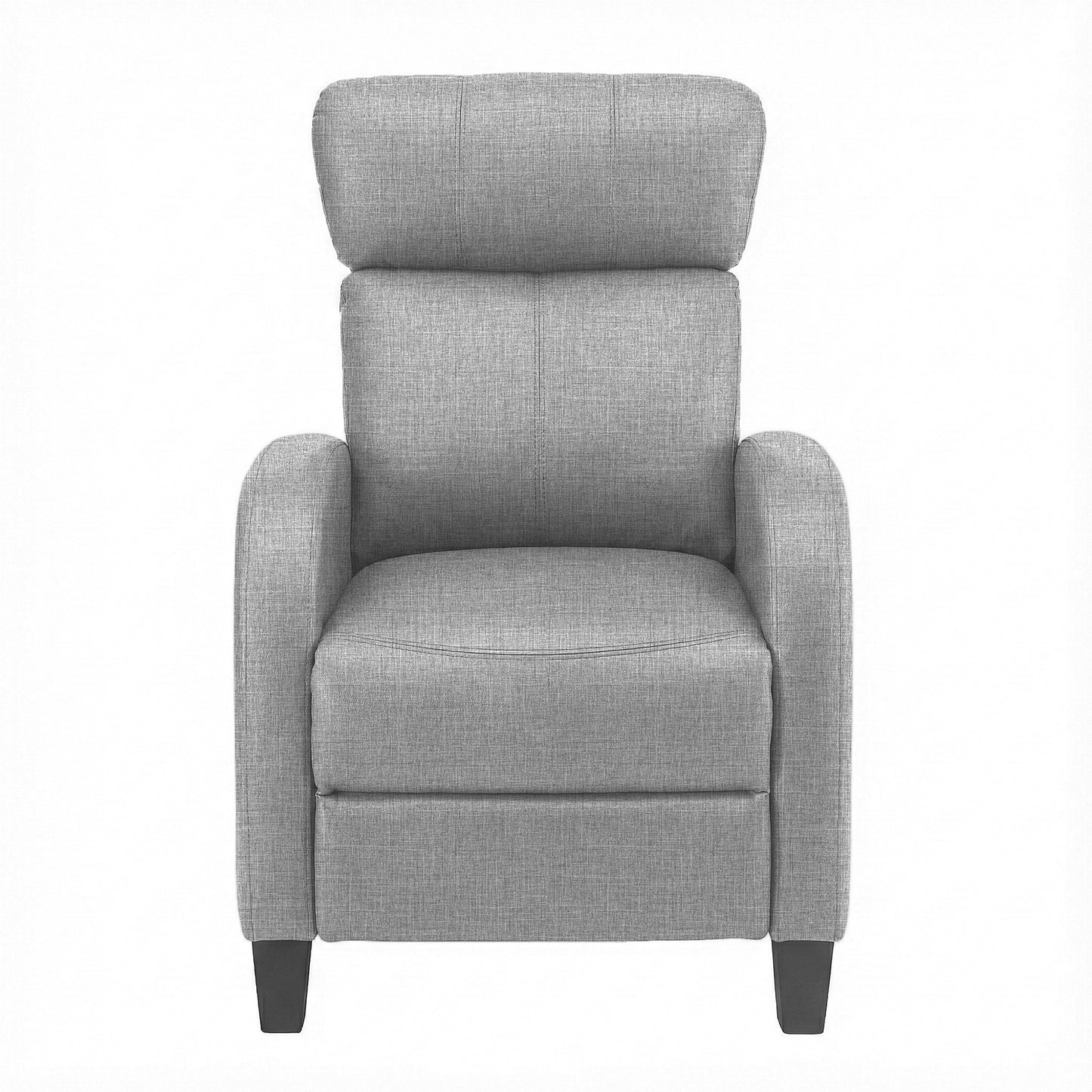 Atropos Massage Recliner Chair Small Recliner Sofa for Adults Fabric - Grey