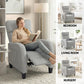 Atropos Massage Recliner Chair Small Recliner Sofa for Adults Fabric - Grey