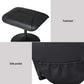Set of 2 Daedalus Recliner Chair Ottoman Heated Massage - Black