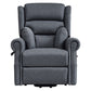 Durga Electric Recliner Chair Power Lift Massage Heated Recliner Sofa - Grey