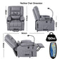 Faunus Power Lift Recliner Chair with Massage and Heat for Elderly, Electric Sofa Reclining Chair - Grey