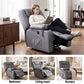 Faunus Power Lift Recliner Chair with Massage and Heat for Elderly, Electric Sofa Reclining Chair - Grey