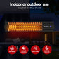 Set of 2 Electric Strip Heater Radiant Infrared Heaters 2000W