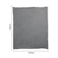 Willa Throw Soft Blanket Double-Sided Washable Cooling Small - Grey