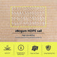 Instahut Sun Shade Sail Cloth 98% UV Block Outdoor Canopy Rectangle 5X9M Beige