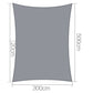 Shade Sail Cloth Canopy Shadecloth Awning Outdoor Rectangle 3x5M