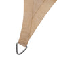 Instahut Shade Sail 6x6m Rectangle 280GSM 98% Sand Shade Cloth