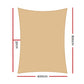 Shade Sail Cloth Rectangle Shadesail Heavy Duty Sand Sun Canopy 6x8m