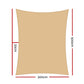 3x5m Waterproof Rectangle Shade Sail Cloth - Sand Beige