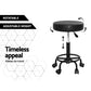 Set of 2 Salon Stool Round Swivel Chair