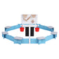 Keezi Kids Sandpit Wooden Round Sand Pit Funnel Bench Seat Beach Toys 215cm