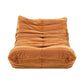 Montara Lazy Sofa Accent Chair Floor Couch Leisure Lounge Foam Pouffe Recliner - Brown