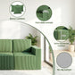 Magranda 3 Seater Modular Sofa Bed Convertible Sectional Floor Couch with Deep Seat - Green